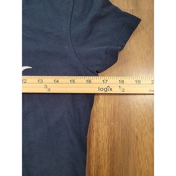 Ariat Women’s Real Tropic Steerhead Tee Sz S Navy Blue 🤠🐂 - Picture 6 of 7